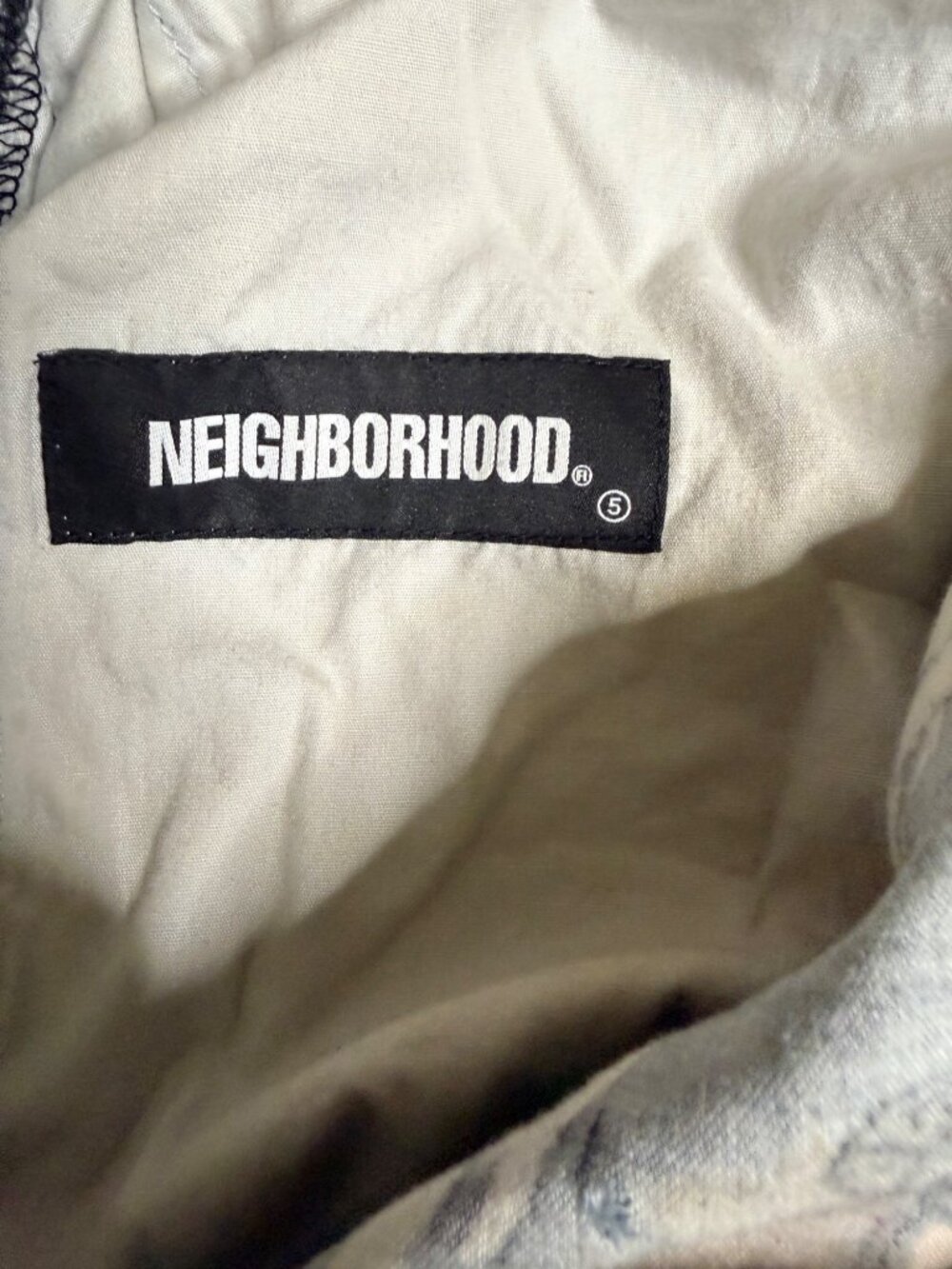 Neighborhood x Dro Lab Custom 1/1 Reworked Reworked Dyed Distressed Shorts - Picture 6 of 9